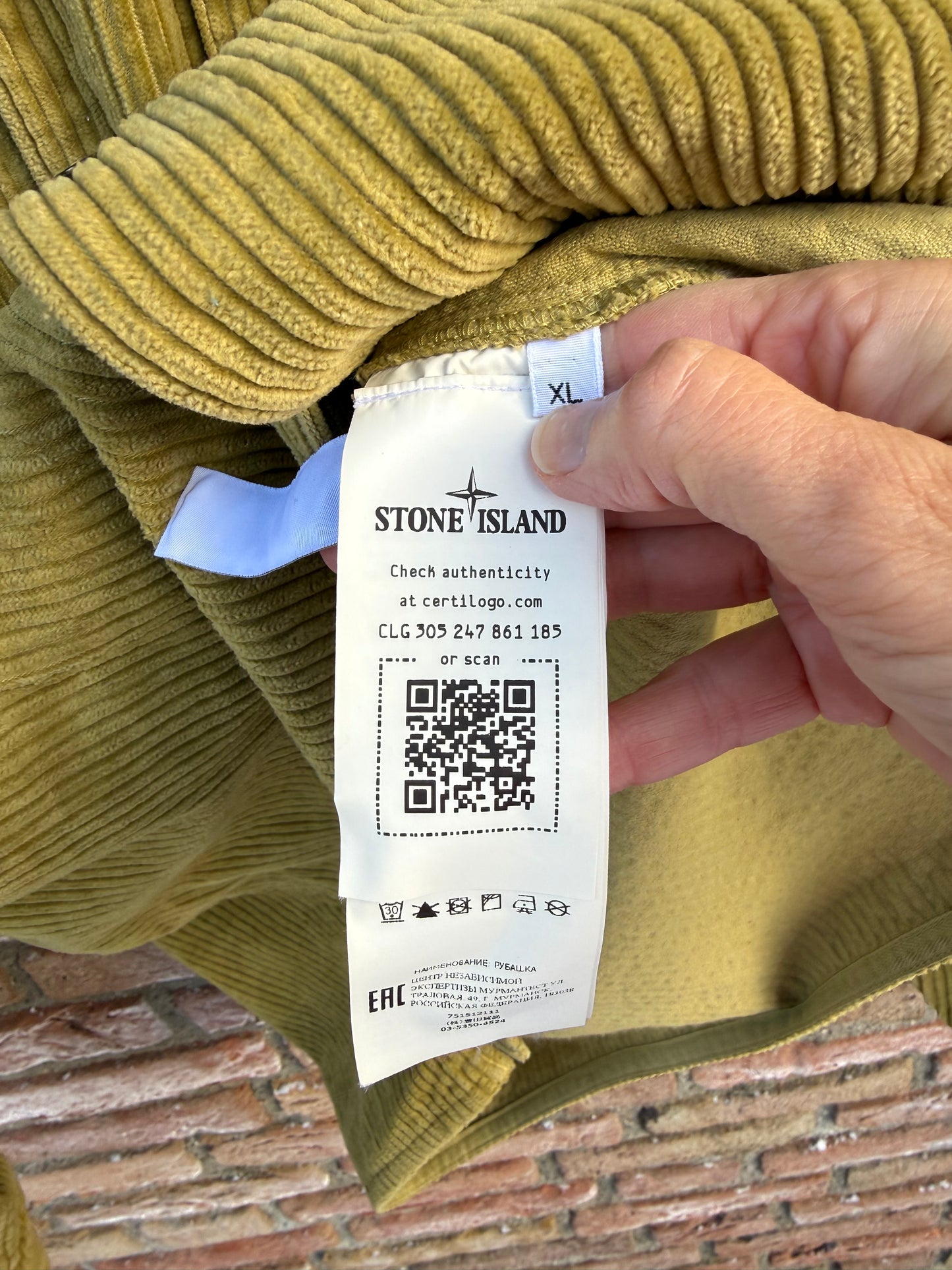 Stone Island Corduroy Overshirt - XL