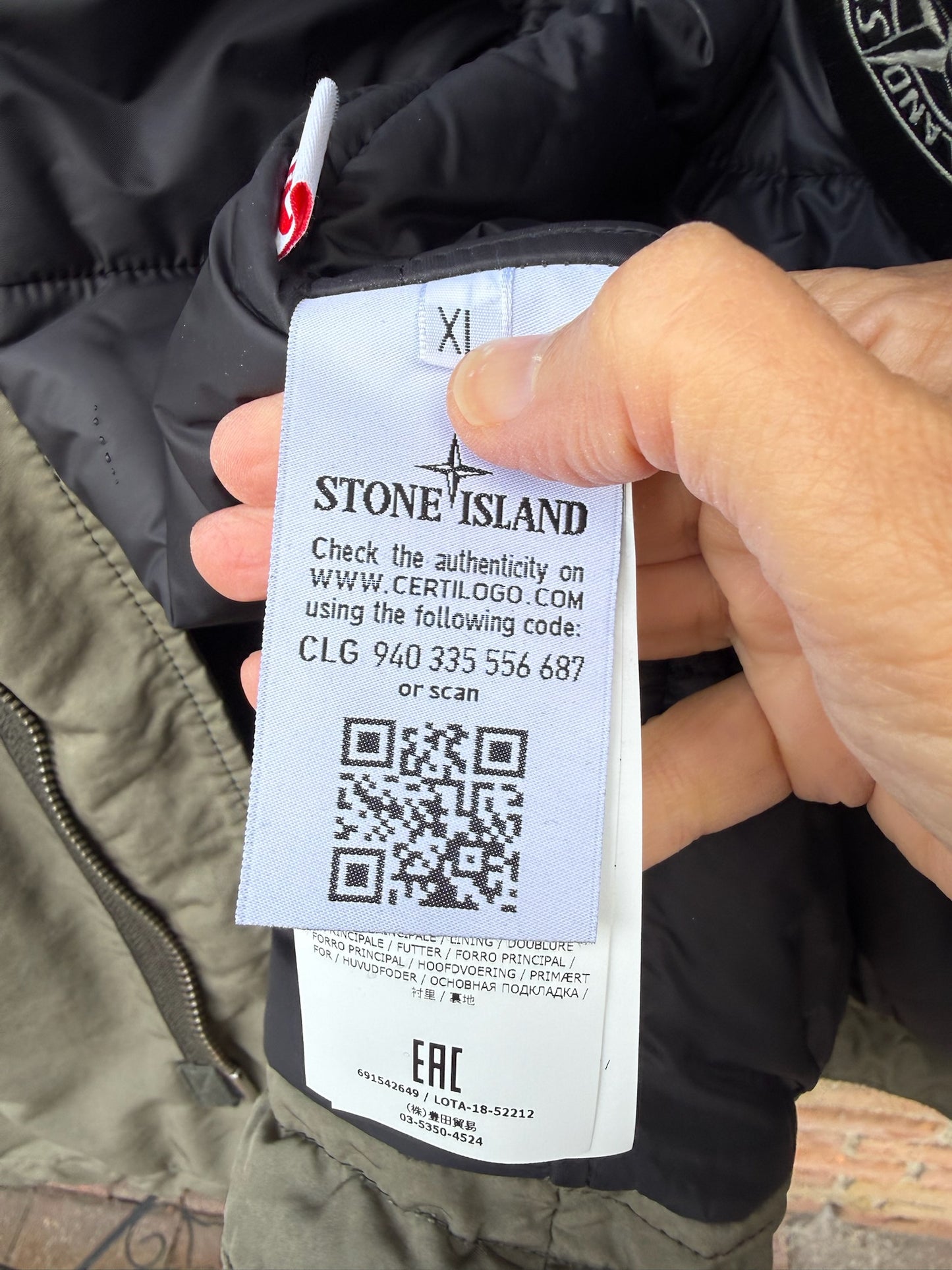 Stone Island David-TC Primaloft Jacket - XL