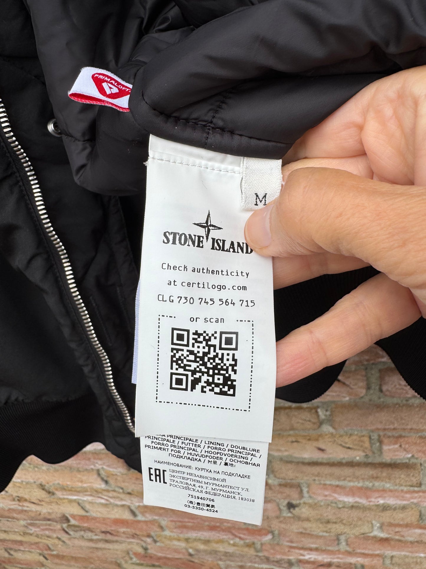 Stone Island Shadow Project Hollowcore Poly Light Jacket - M