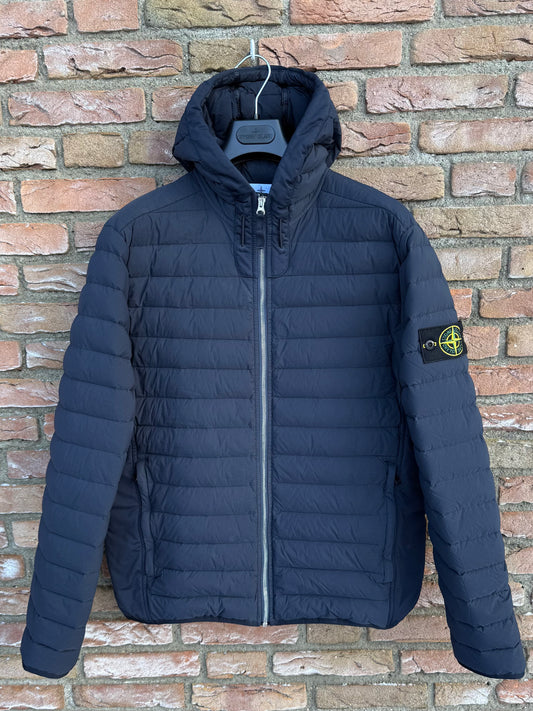 Stone Island Loom Woven Down Chambers Stretch Nylon-TC Jacket - L