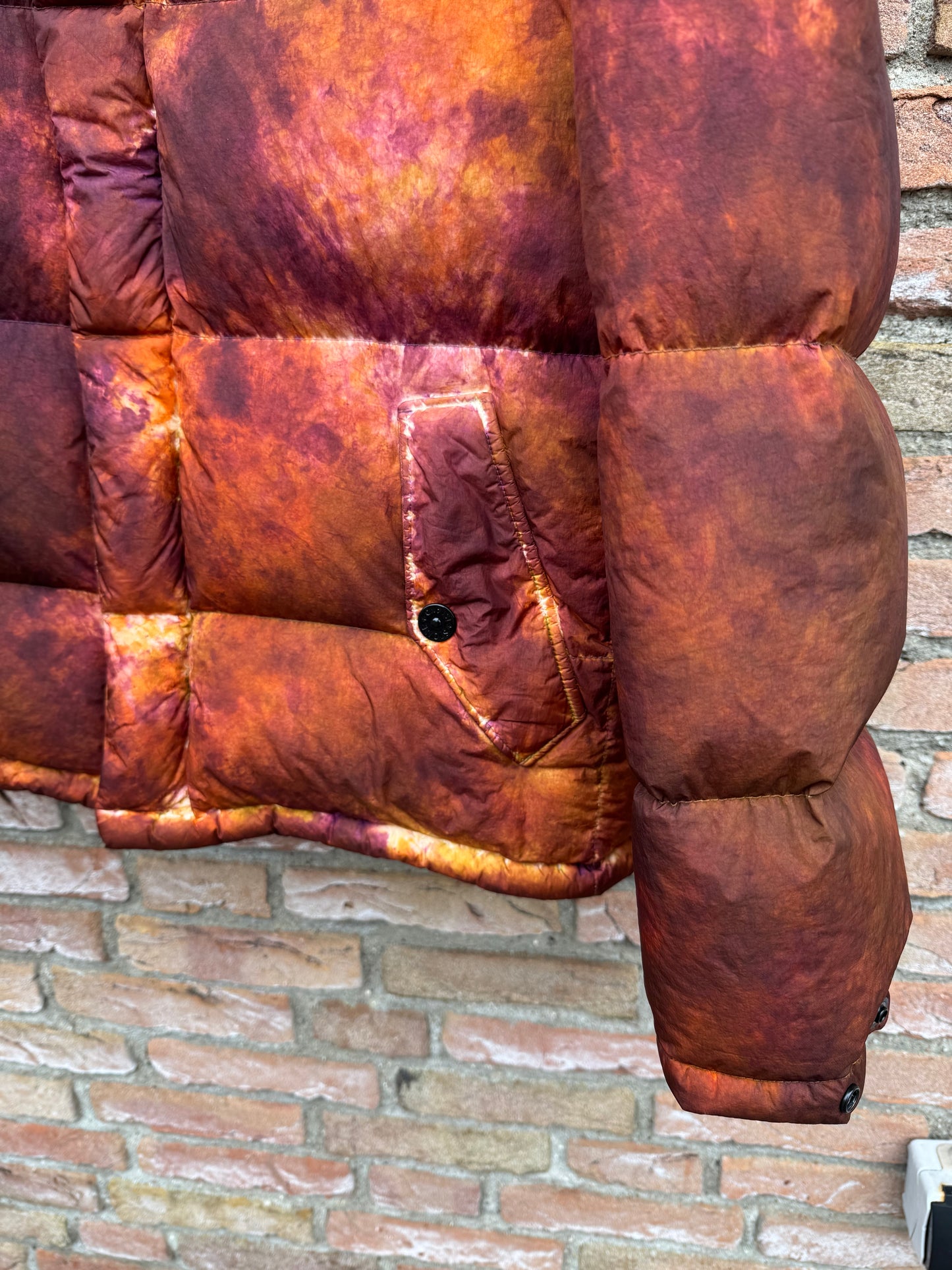 Stone Island x Supreme Paintball Camouflage Crinckle Reps  Down Jacket - M