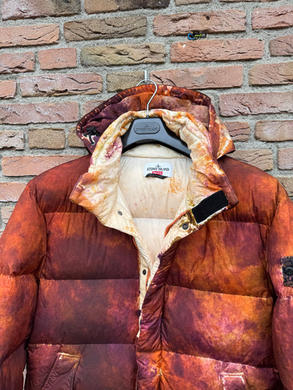 Stone Island x Supreme Paintball Camouflage Crinckle Reps  Down Jacket - M
