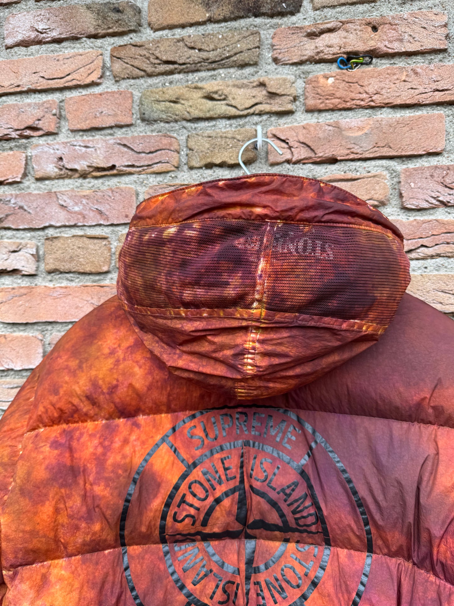 Stone Island x Supreme Paintball Camouflage Crinckle Reps  Down Jacket - M