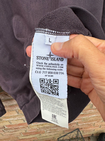 Stone Island Hand Brushed Sweatshirt - L
