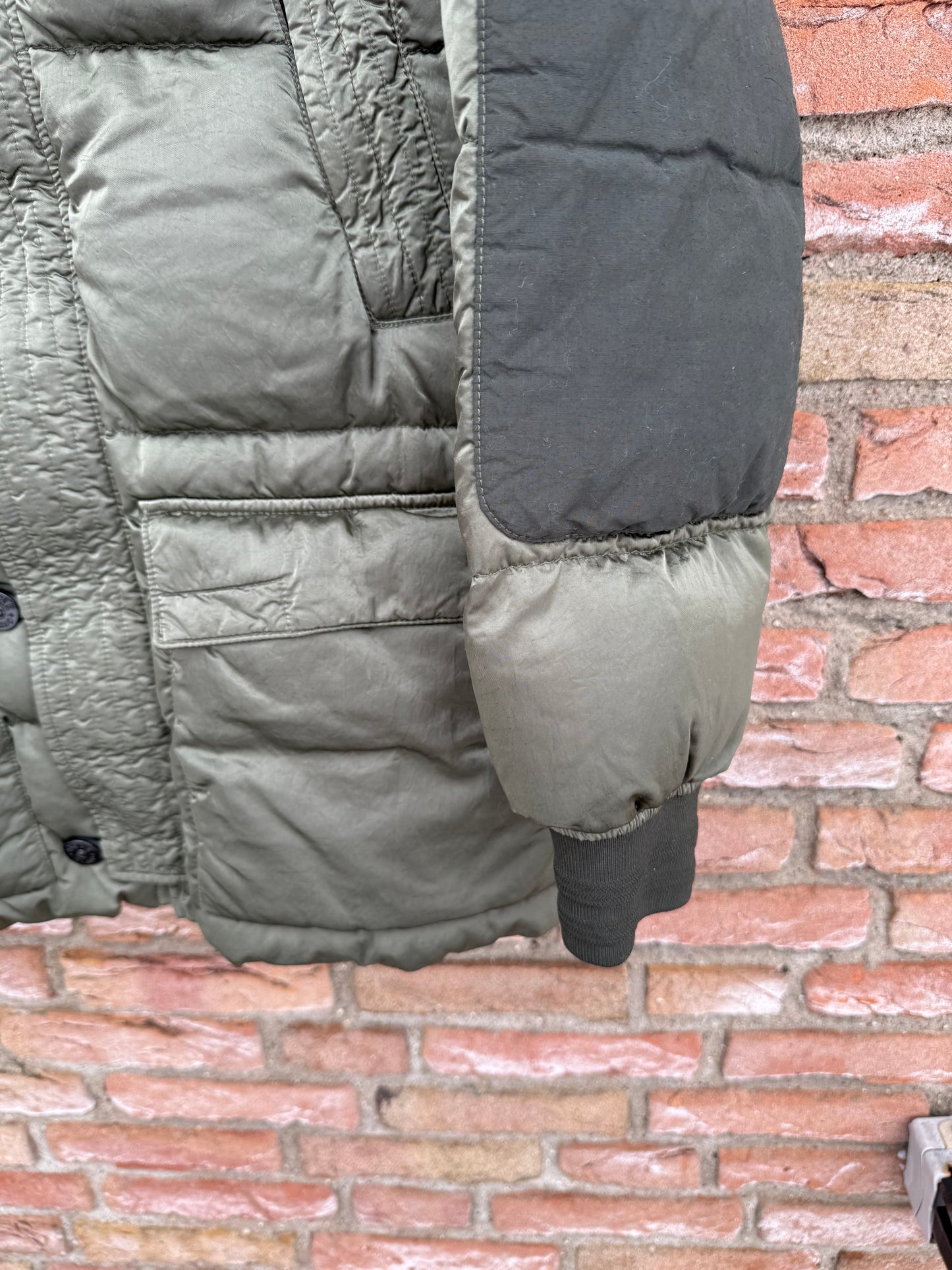 Stone Island Nylon Raso Down-TC Jacket - S