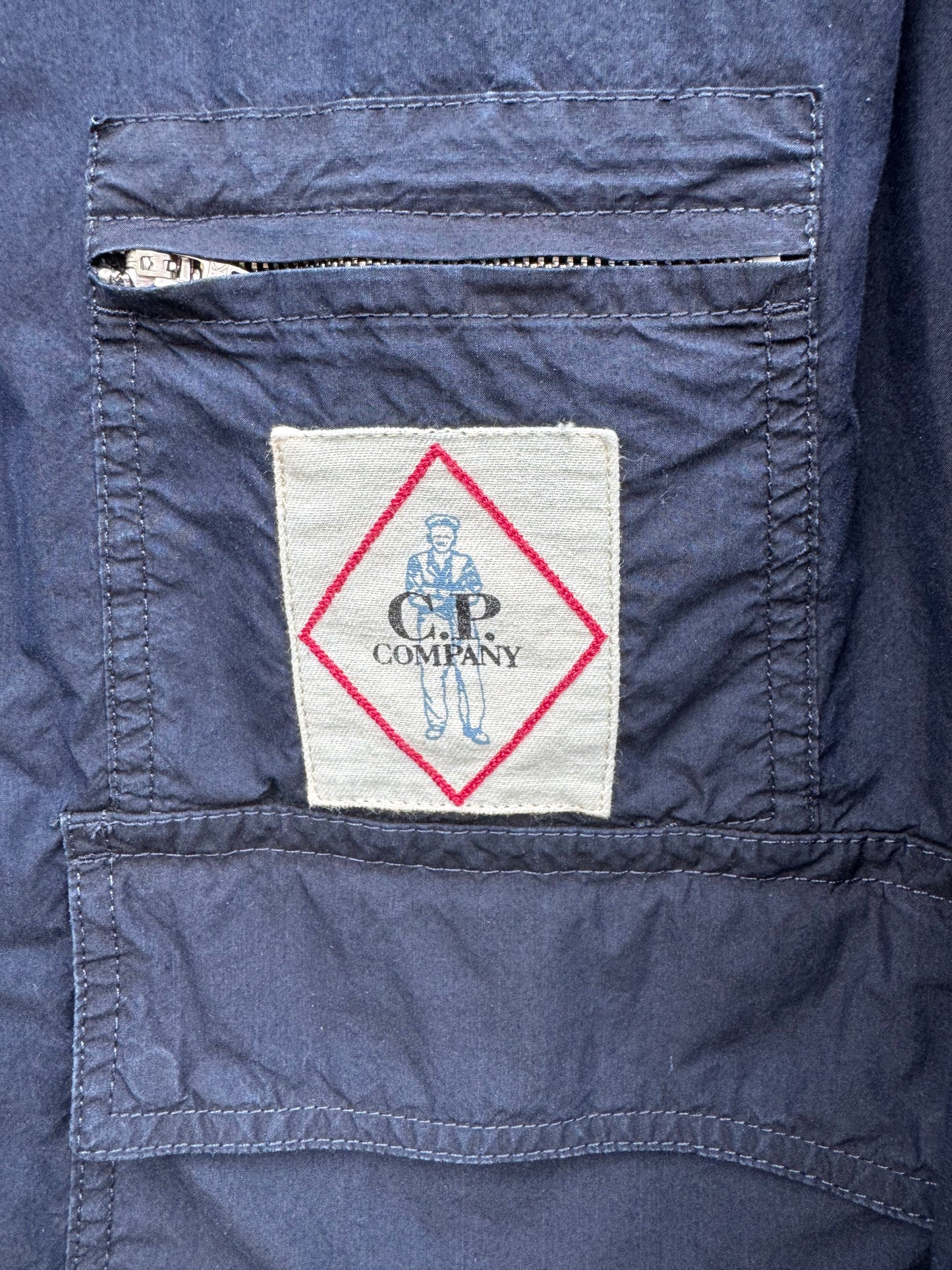 C.P. Company 50 Fili Indigo Goggle Jacket - M