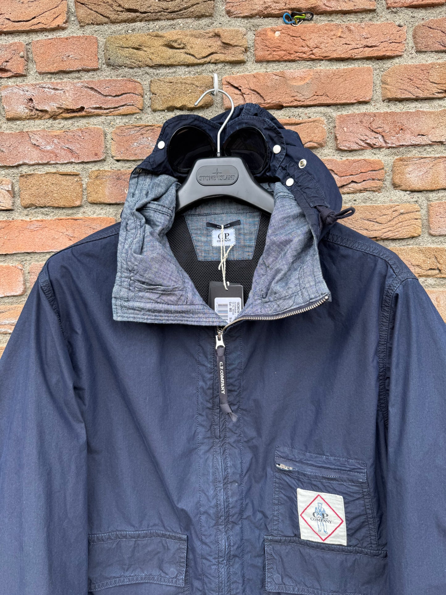 C.P. Company 50 Fili Indigo Goggle Jacket - M