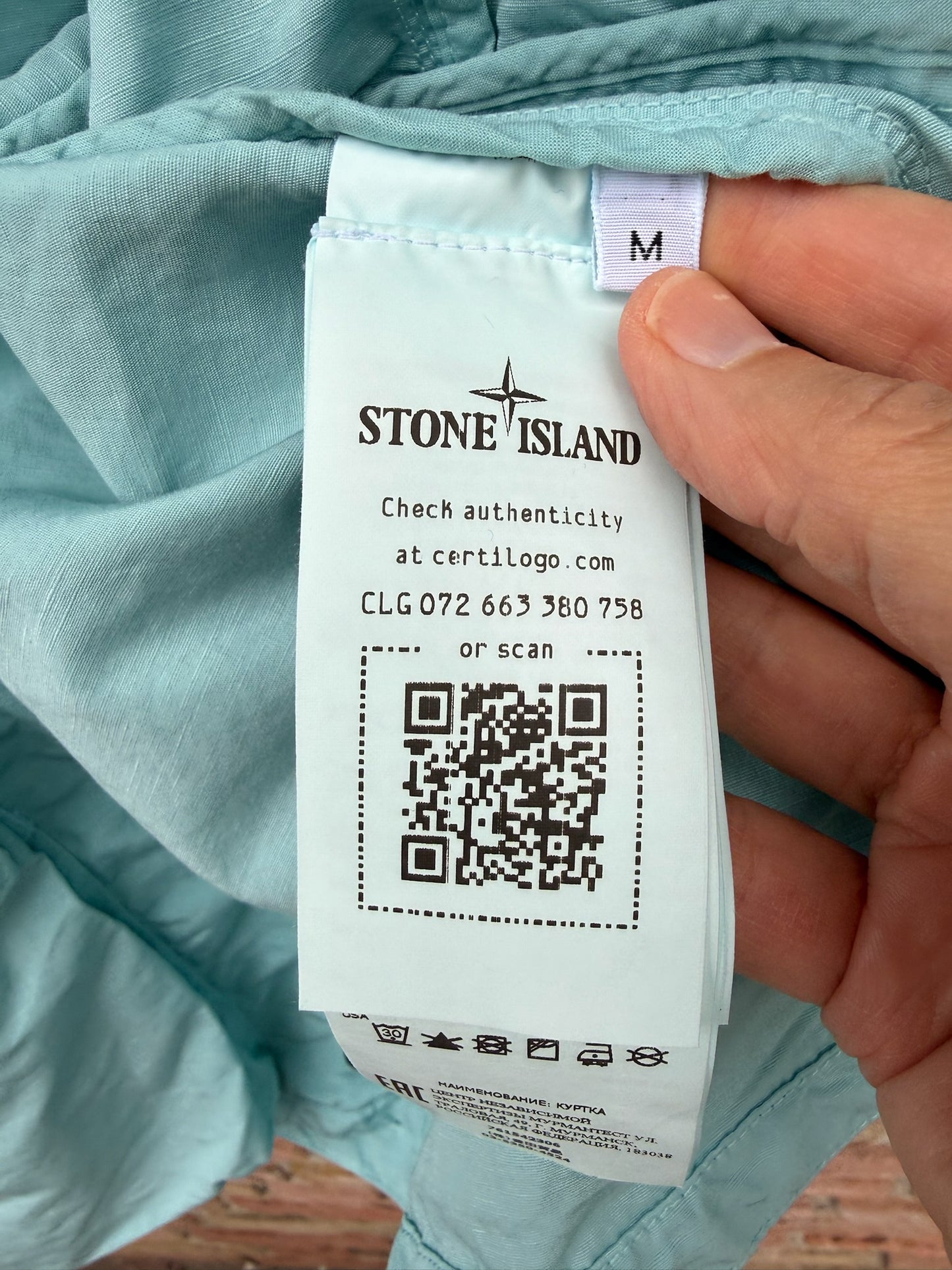 Stone Island Tela Cotone Lino Fiammato-TC Jacket - M