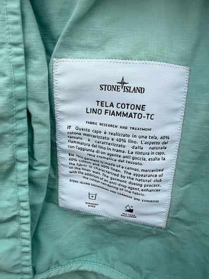 Stone Island Tela Cotone Lino Fiammato-TC Jacket - M