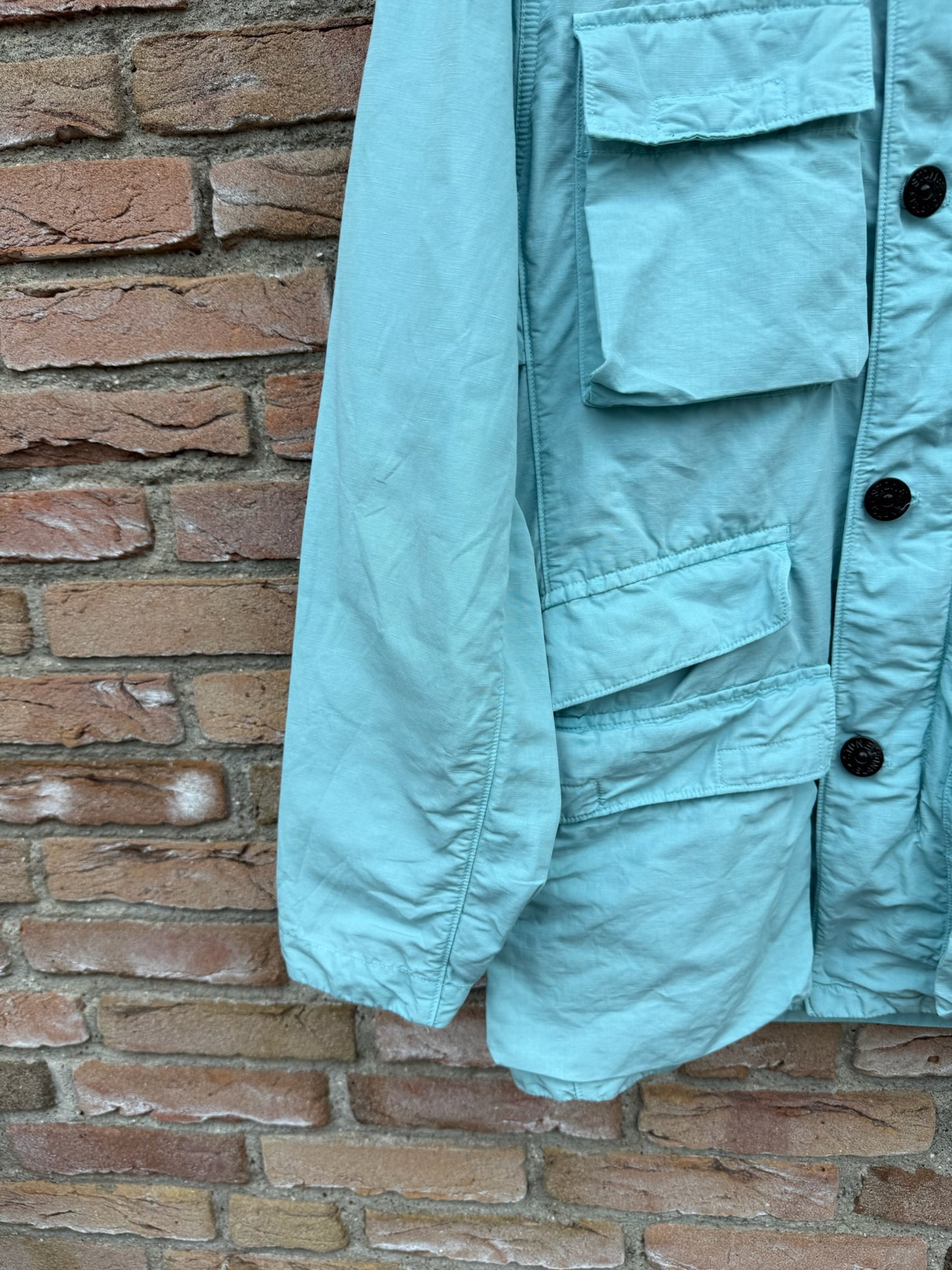 Stone Island Tela Cotone Lino Fiammato-TC Jacket - M