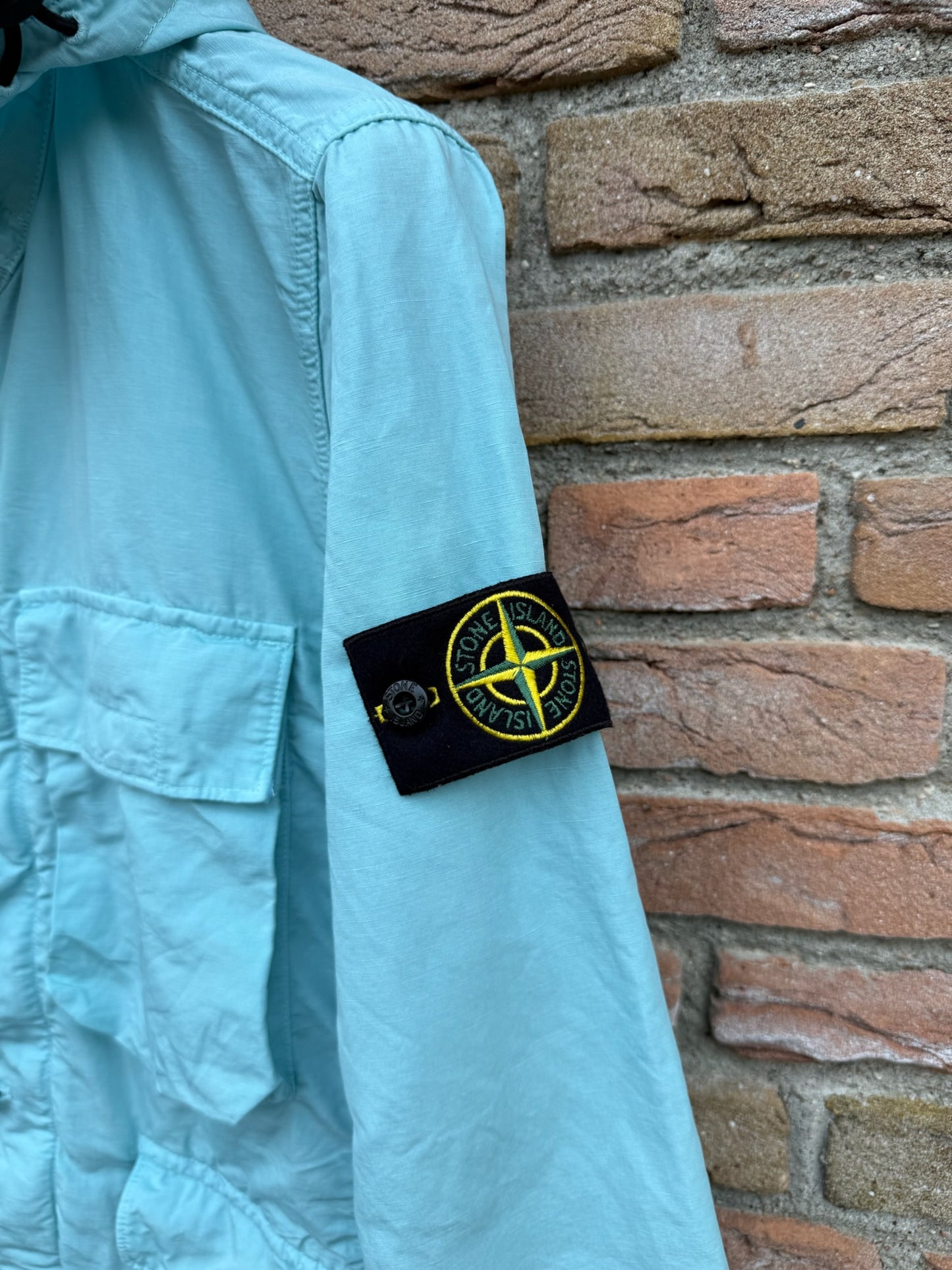 Stone Island Tela Cotone Lino Fiammato-TC Jacket - M