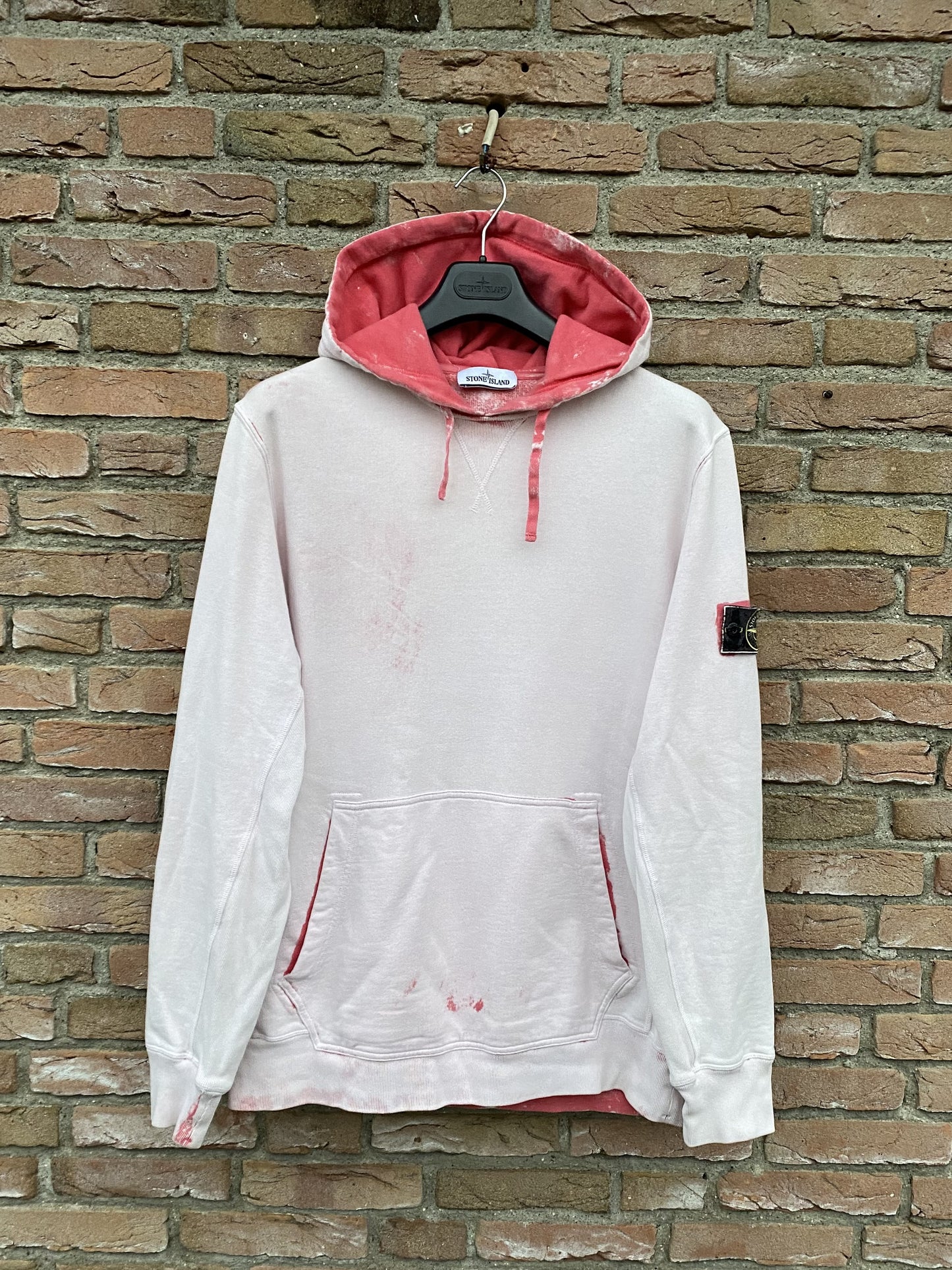 Stone Island Hand Corrosion Hoodie - XXL