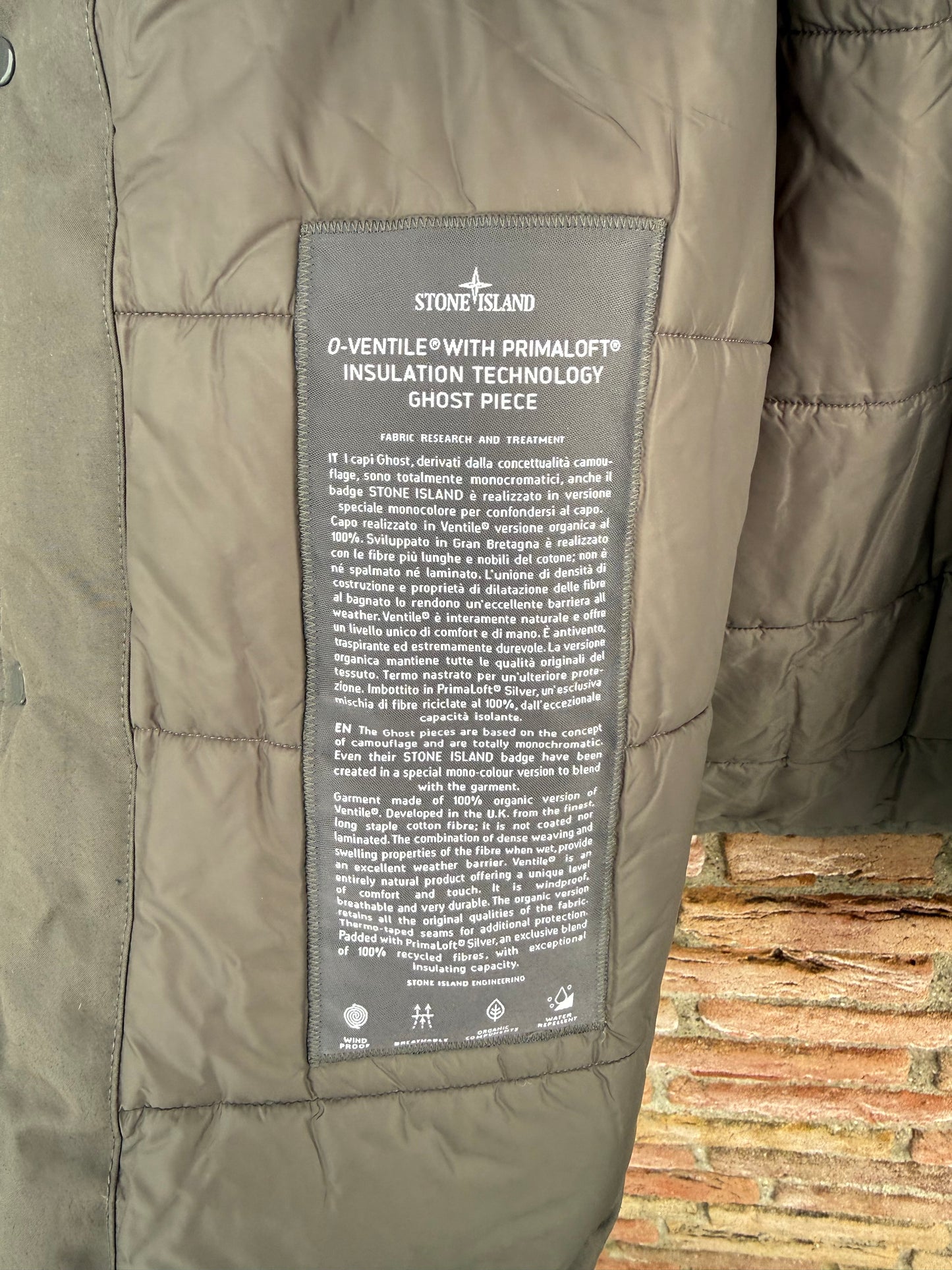 Stone Island O-Ventile Primaloft Ghost Jacket - XL