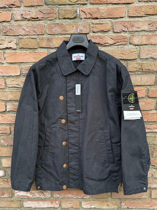 Stone Island x Supreme Cotton Ripstop Ice Jacket Camouflage Jacket - M