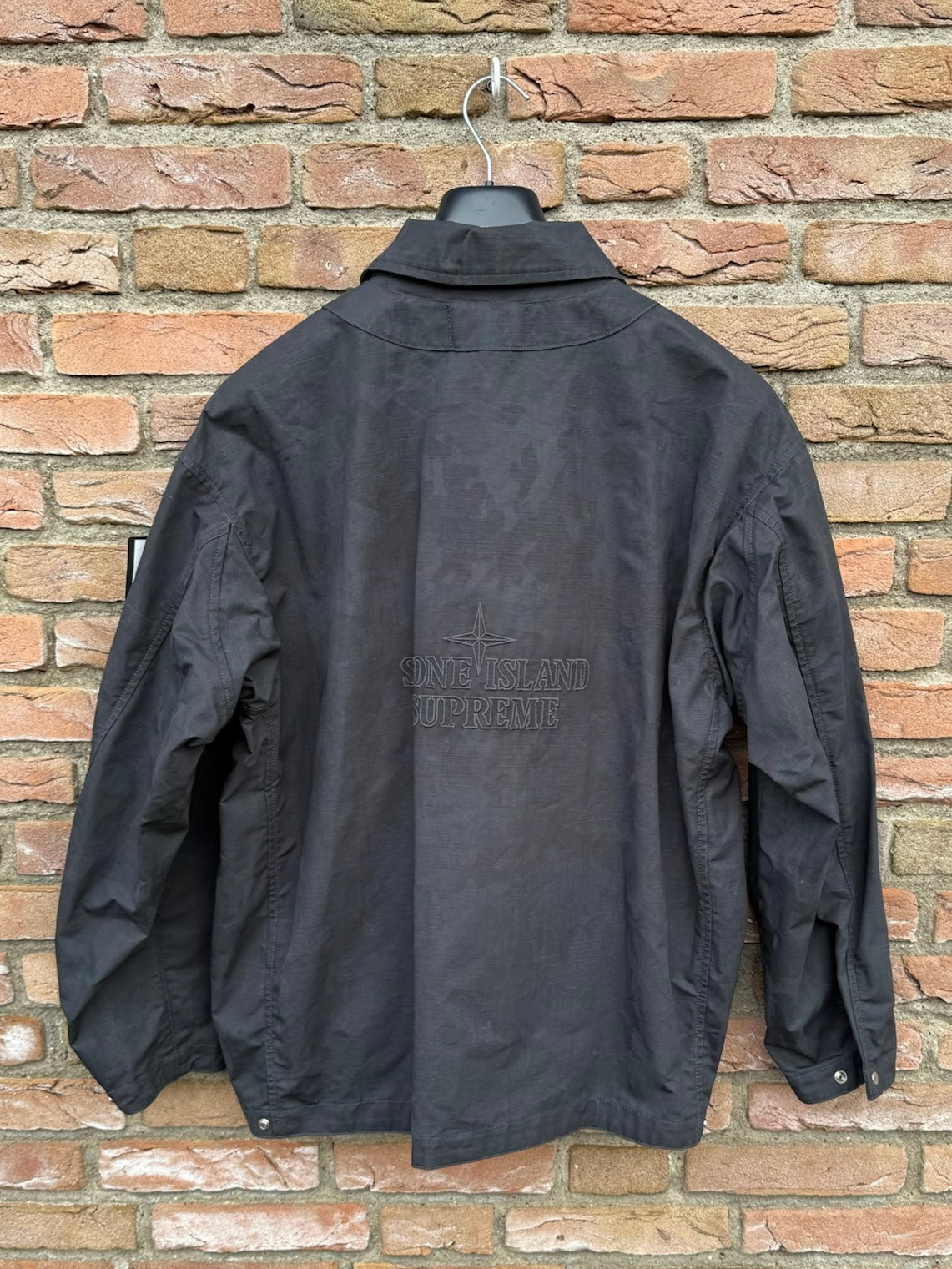 Stone Island x Supreme Cotton Ripstop Ice Jacket Camouflage Jacket - M