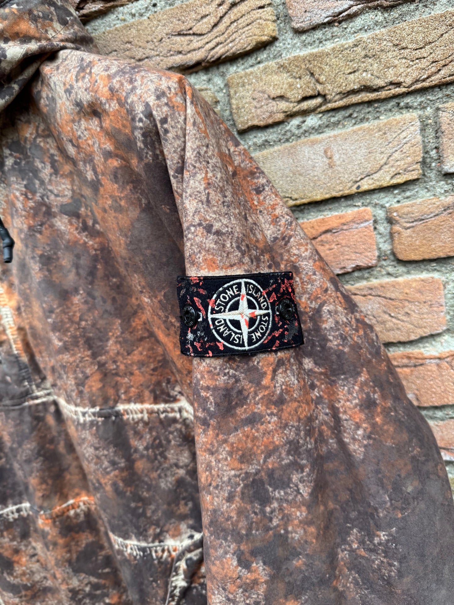 Stone Island Paintball Camo Cotton / Cordura Smock - L