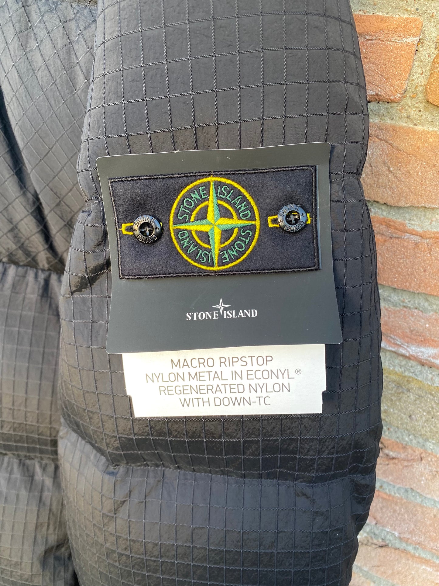 Stone Island Macro Ripstop Nylon Metal Daunenjacke - 3XL