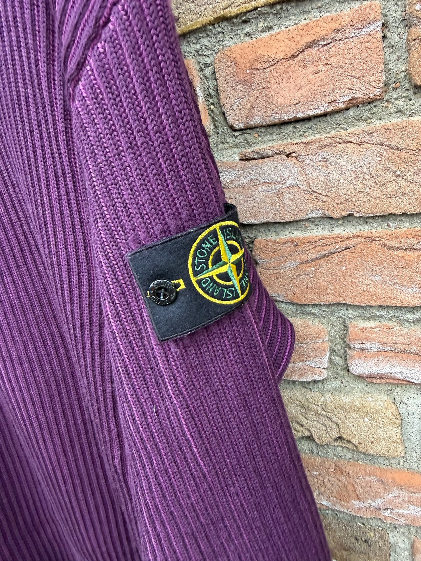 Stone Island Zip Knit Pullover - XXL