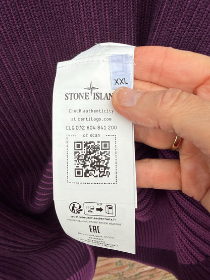 Stone Island Zip Knit Pullover - XXL