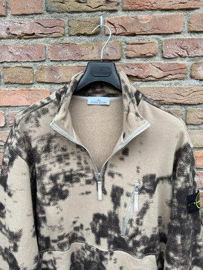 Stone Island Earth Mapping Zip Sweatshirt - XL