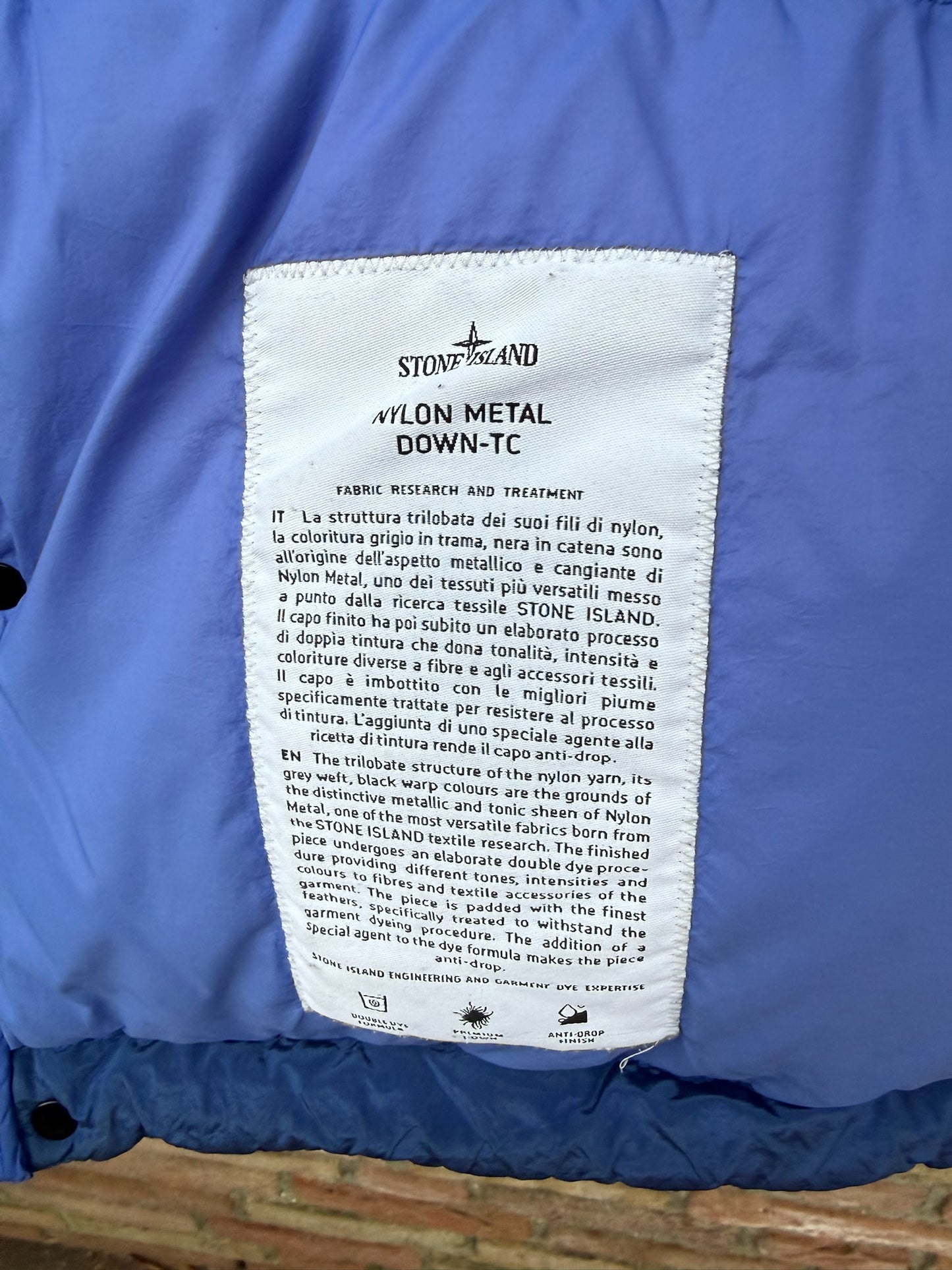 Stone Island Nylon Metal Down-TC Jacket - L