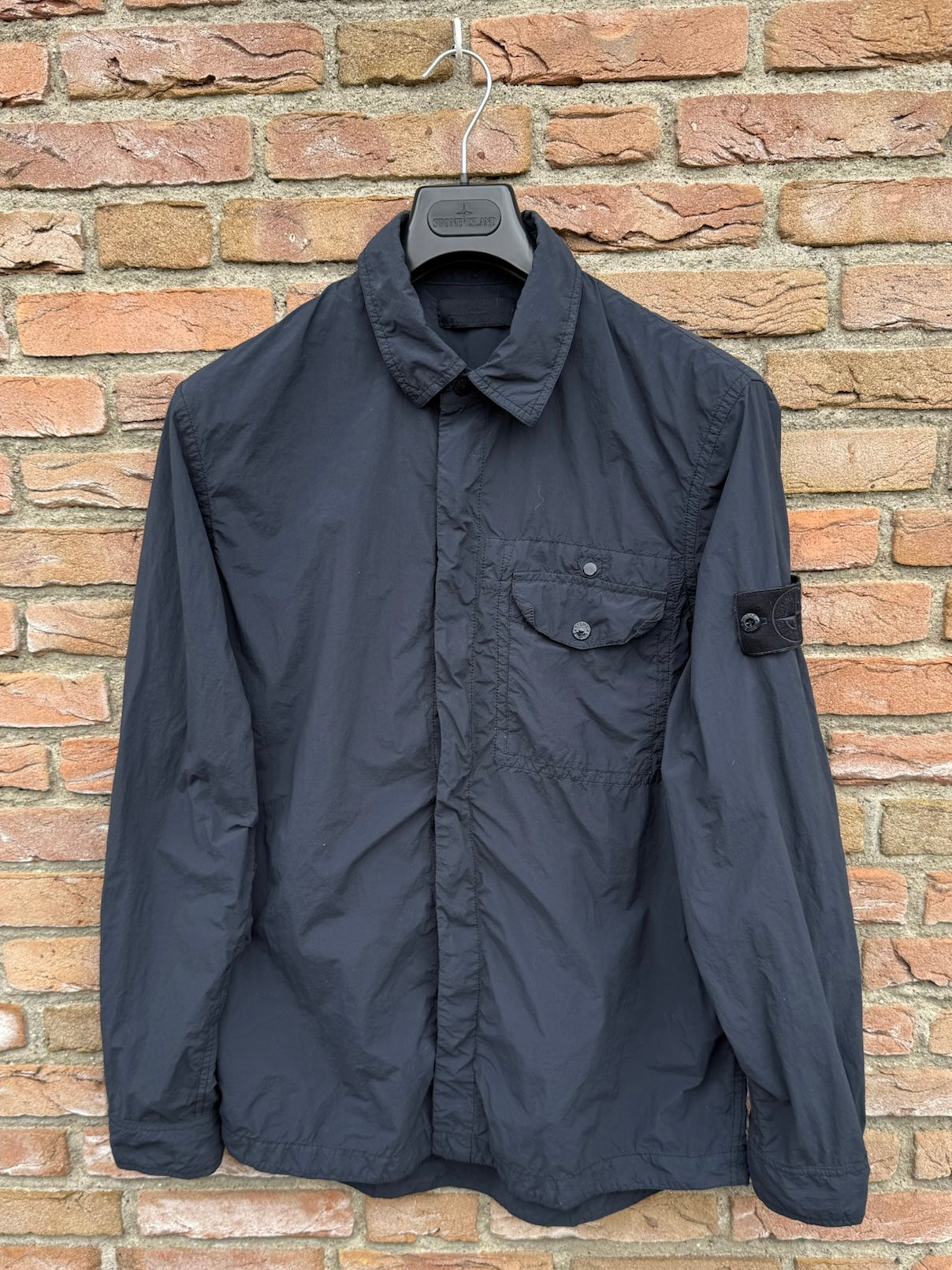 Stone Island Ghost Nylon Smerigliato Overshirt - L