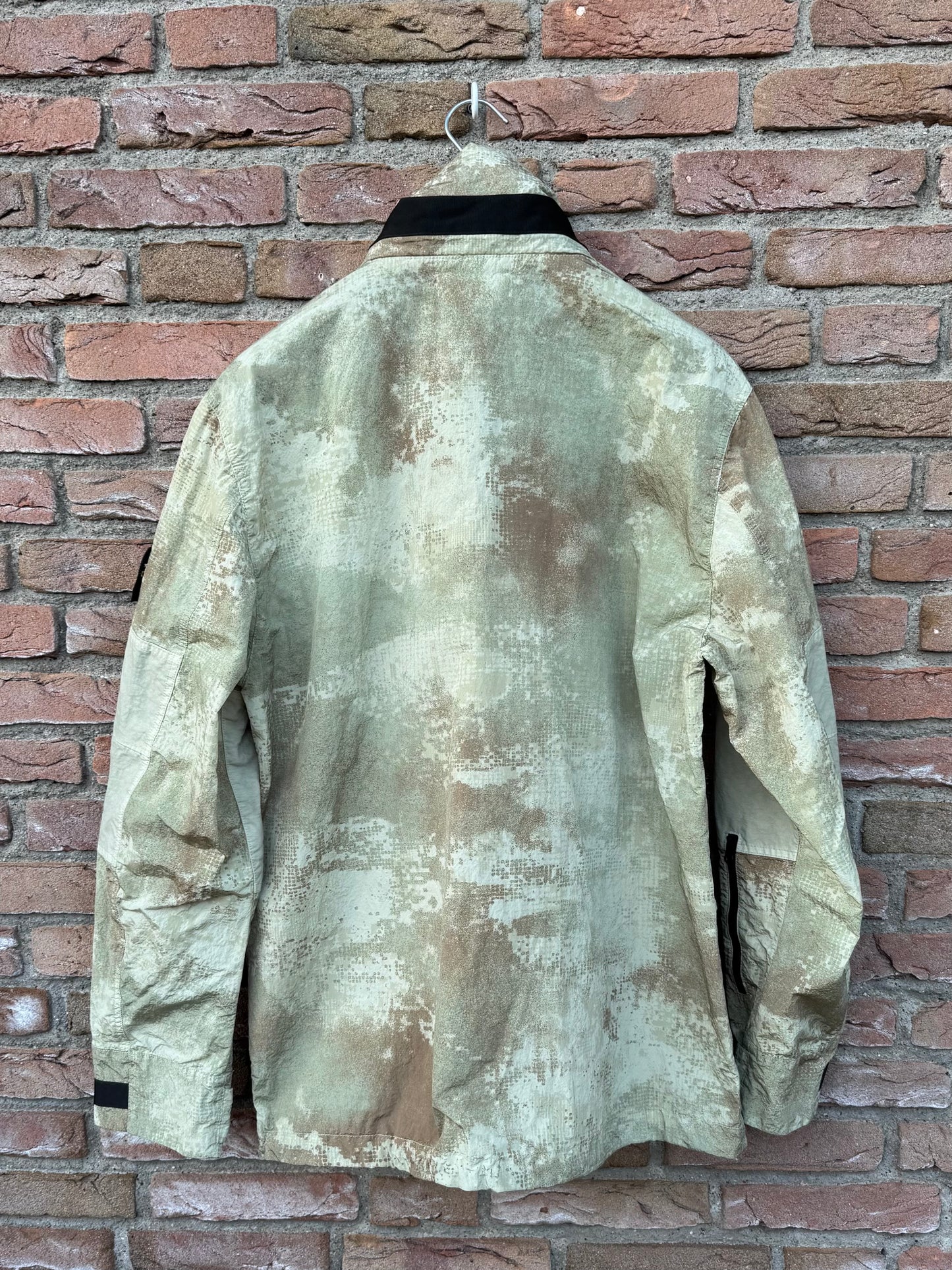 Stone Island Dissolving Grid Camo Nylon Jacket - L