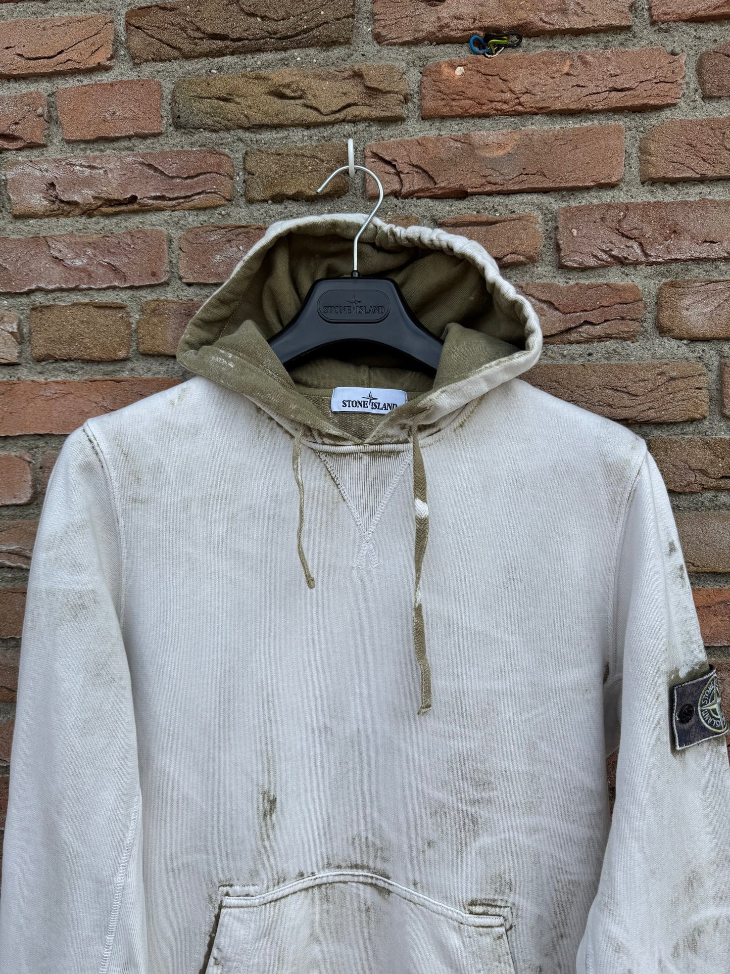 Stone Island Hand Corrosion Hoodie - M