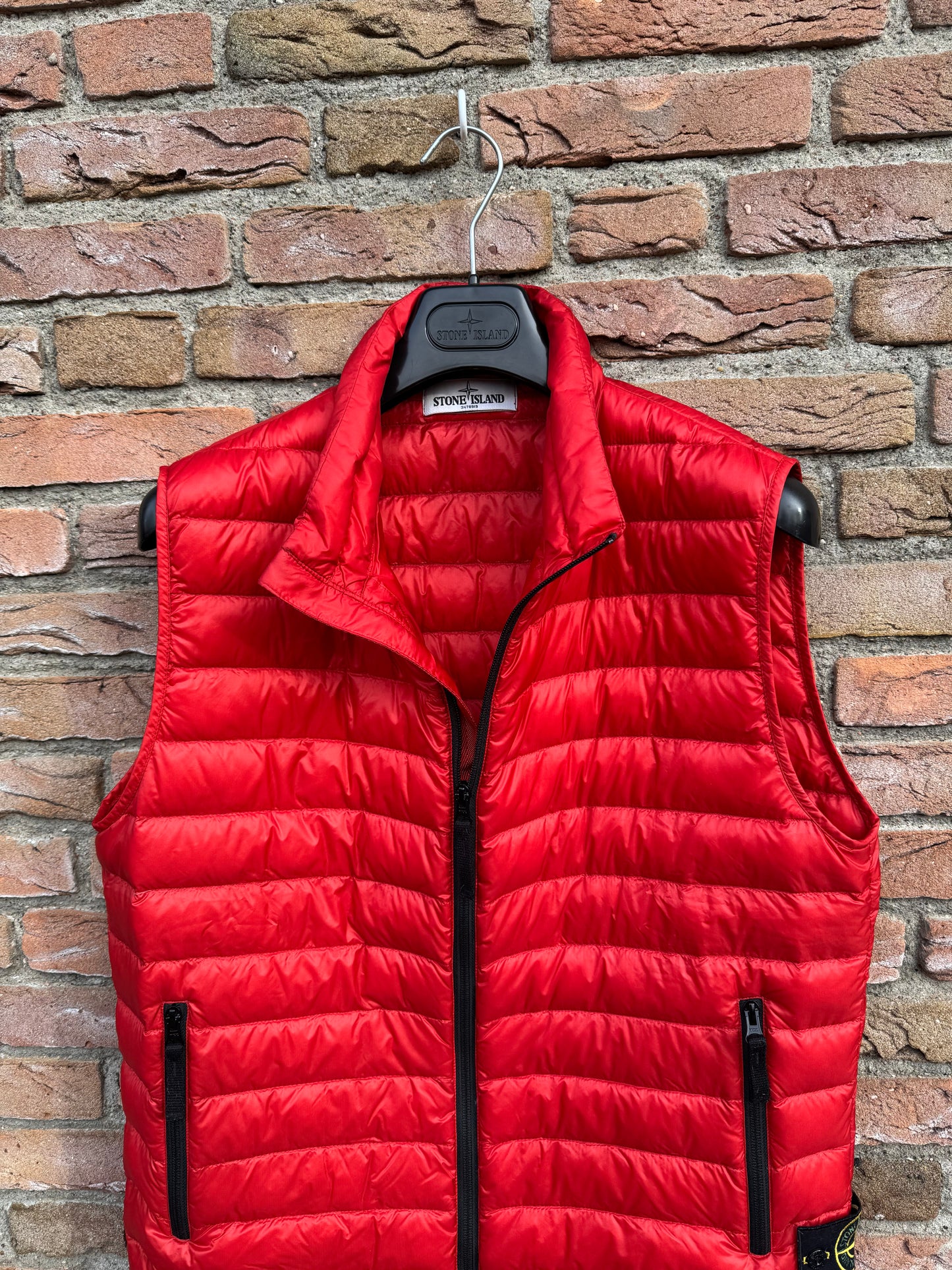 Stone Island Micro Rip Stop Daunenweste - L