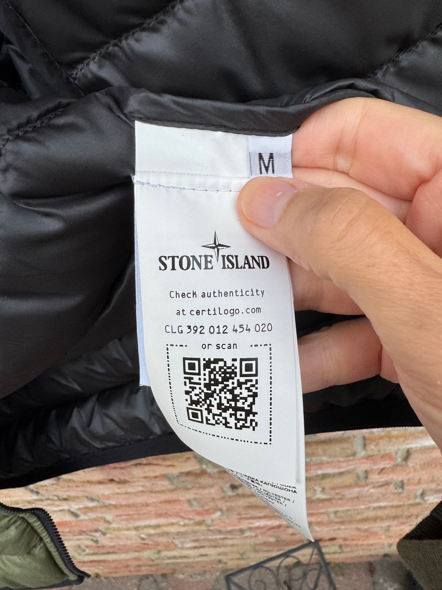 Stone Island Bio-Based Ripstop Nylon Down Jacket - M