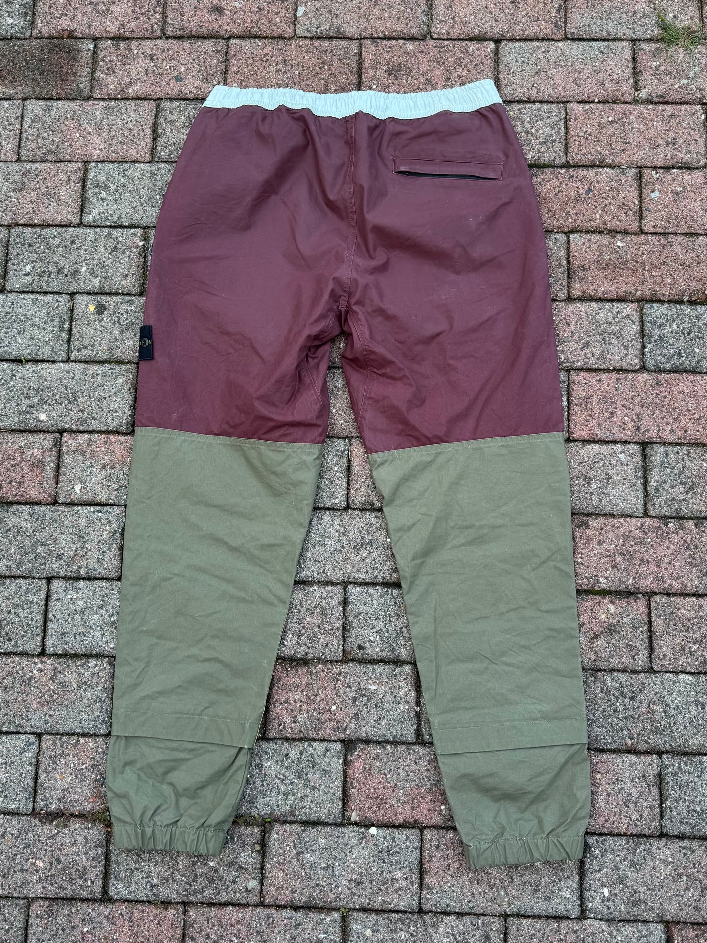 Stone Island Tela Placcata Bicolore Trousers - W33