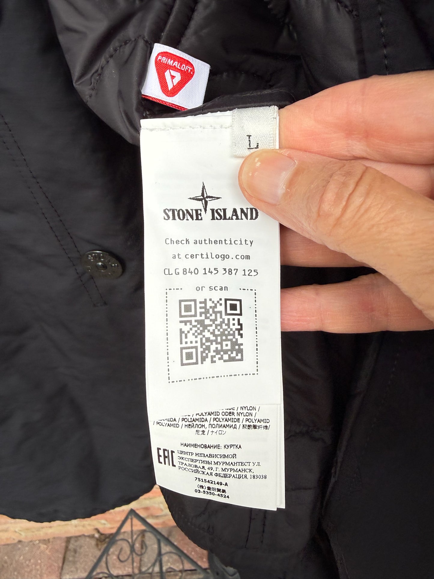 Stone Island David-TC Primaloft Jacket - L