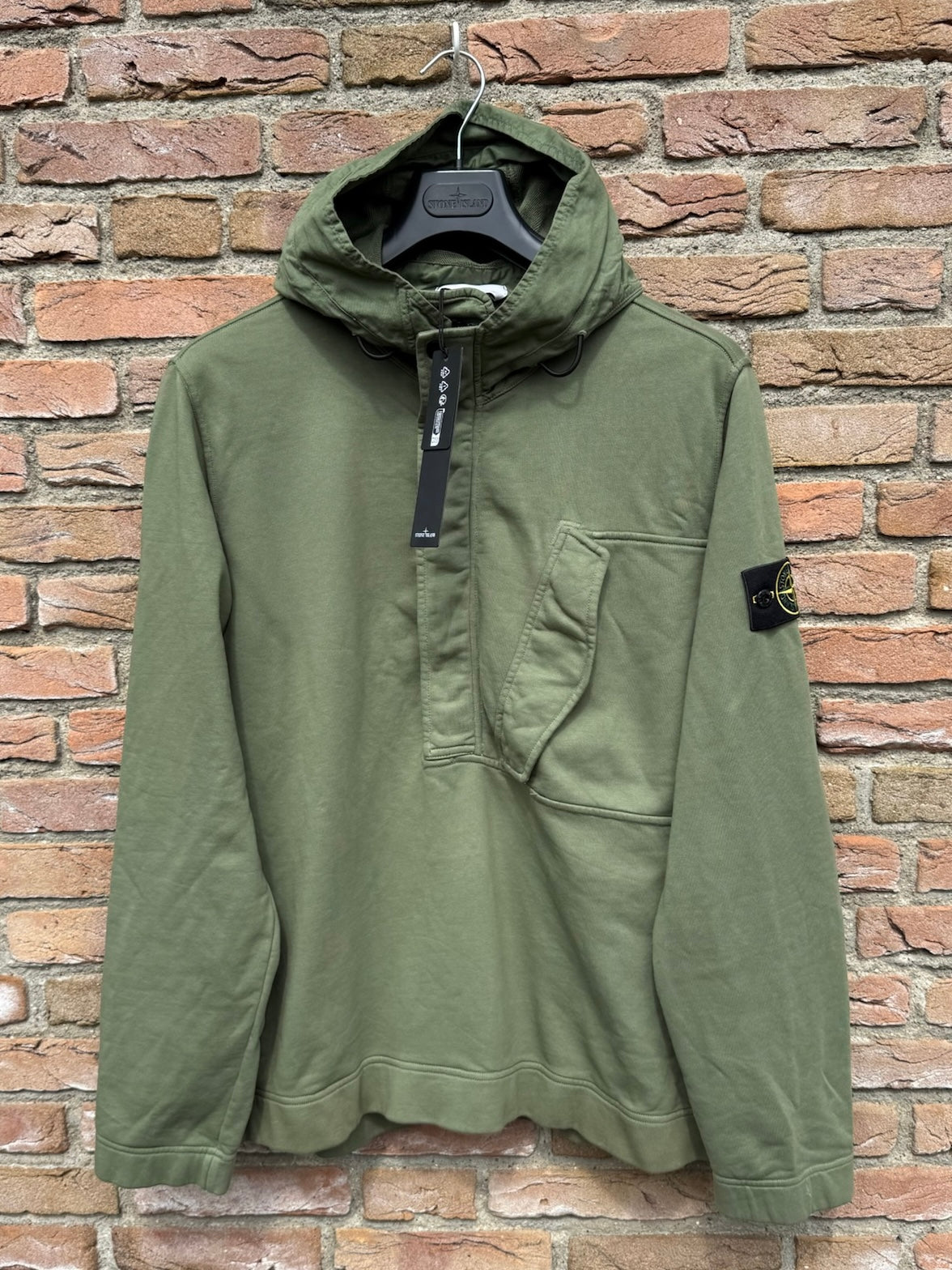 Stone Island Zip Hoodie - L