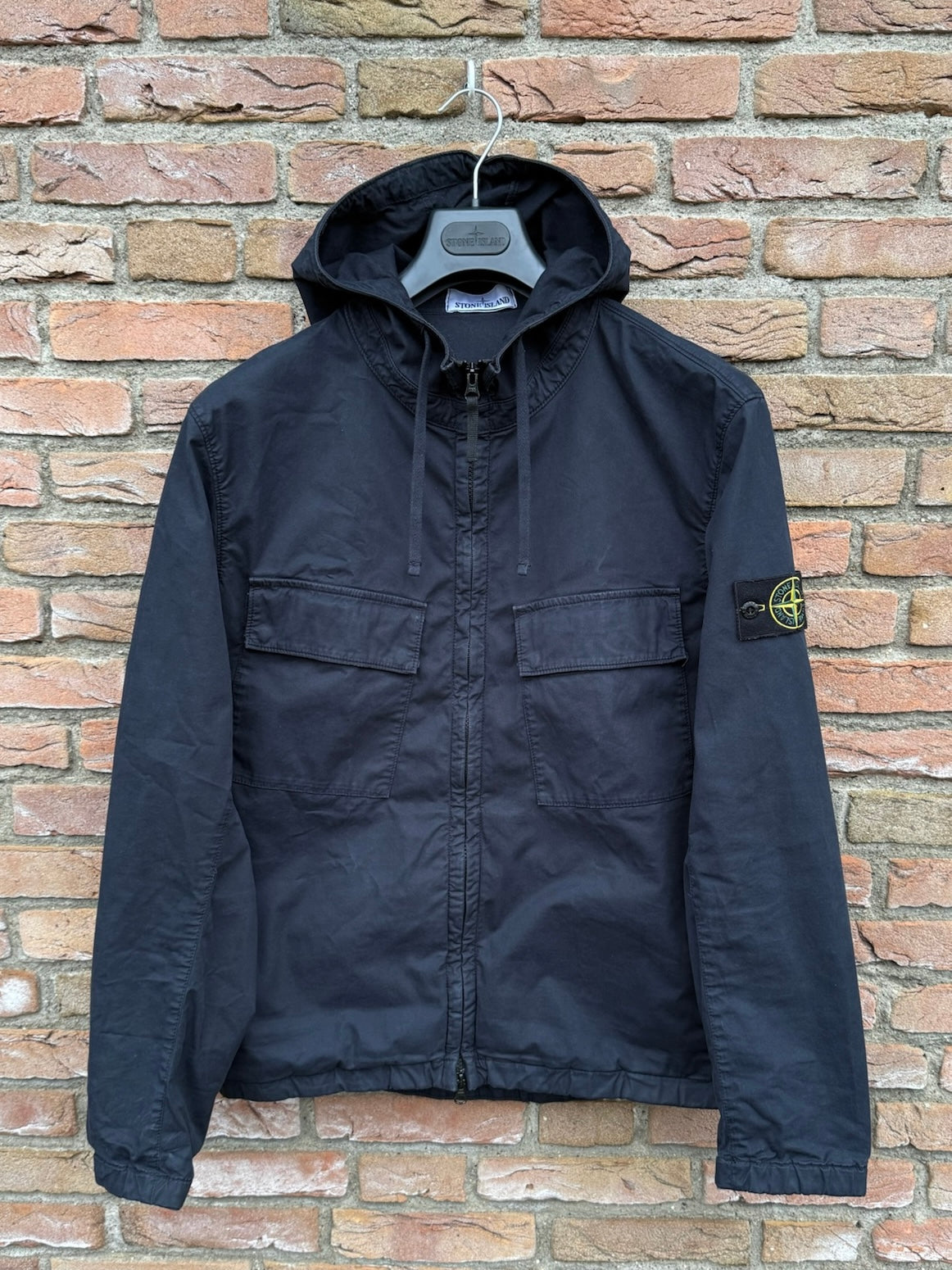 Stone Island Supima Cotton Twill Stretch-TC Jacket - L
