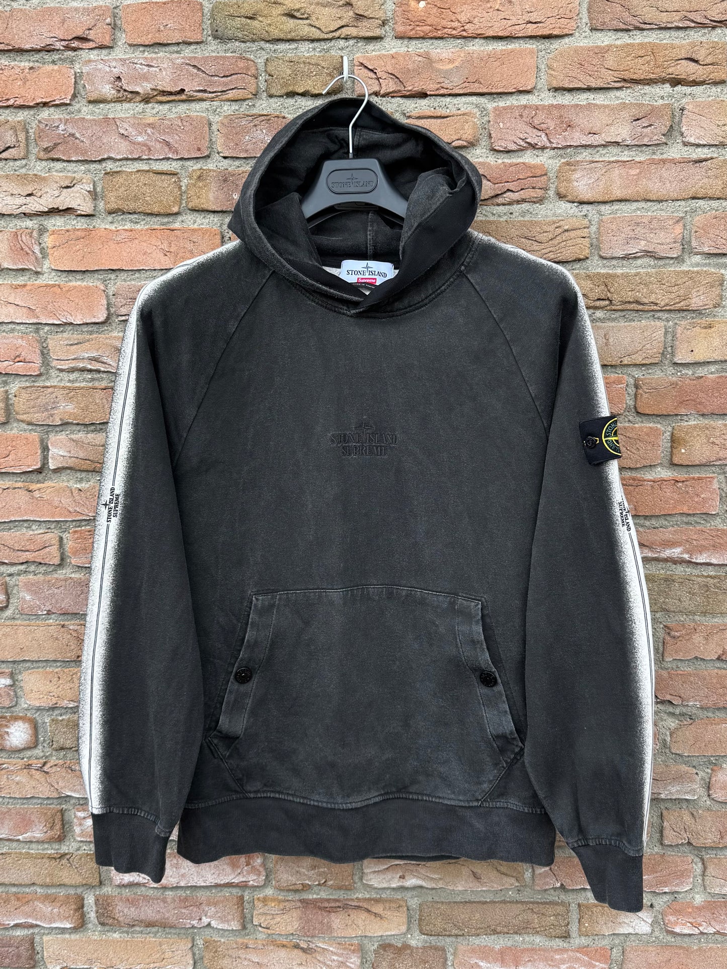 Stone Island x Supreme Hoodie - L