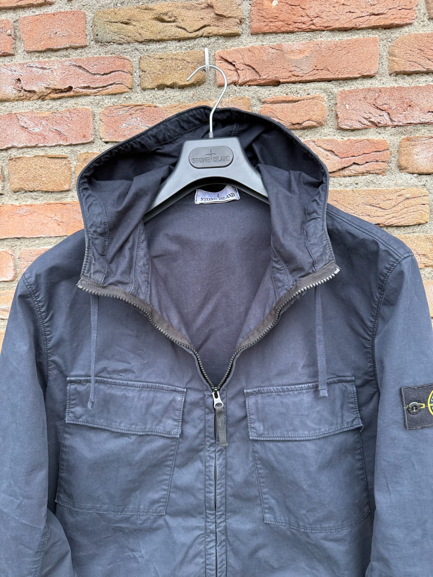 Stone Island Supima Cotton Twill Stretch-TC Jacket - L