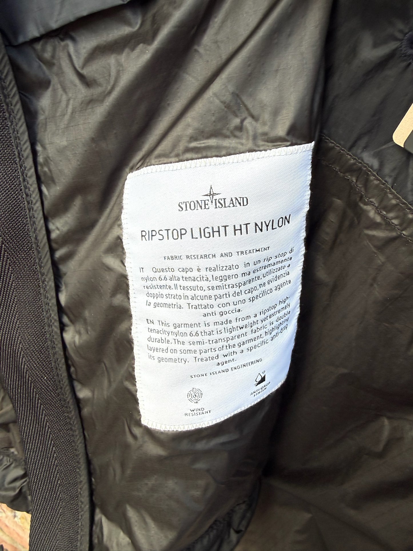 Stone Island Ripstop Light HT Nylon Jacket - M