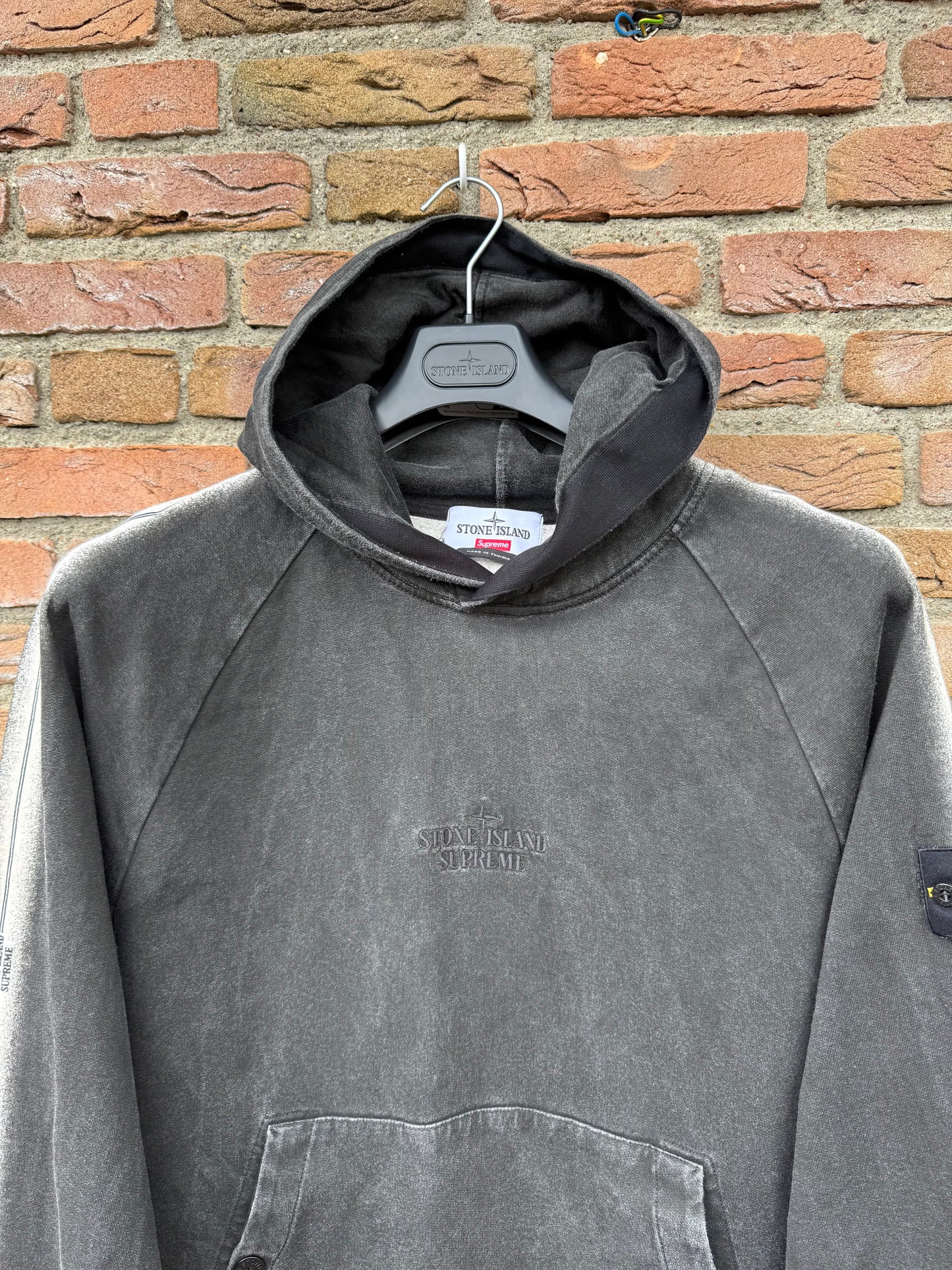 Stone Island x Supreme Hoodie - L