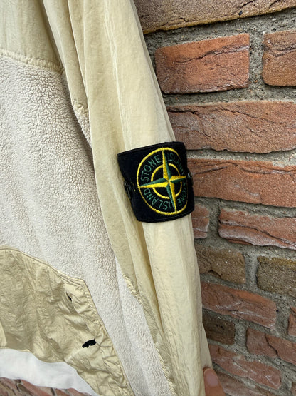 Stone Island Cotton Pile with Nylon-TC Hoodie - XL