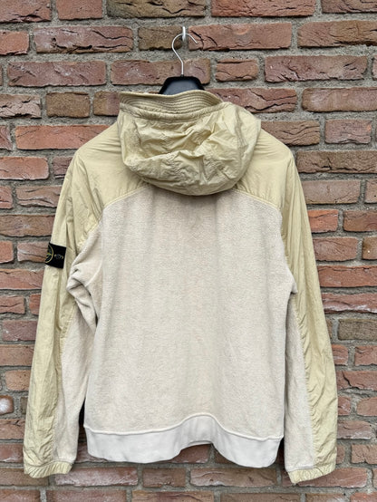 Stone Island Cotton Pile with Nylon-TC Hoodie - XL