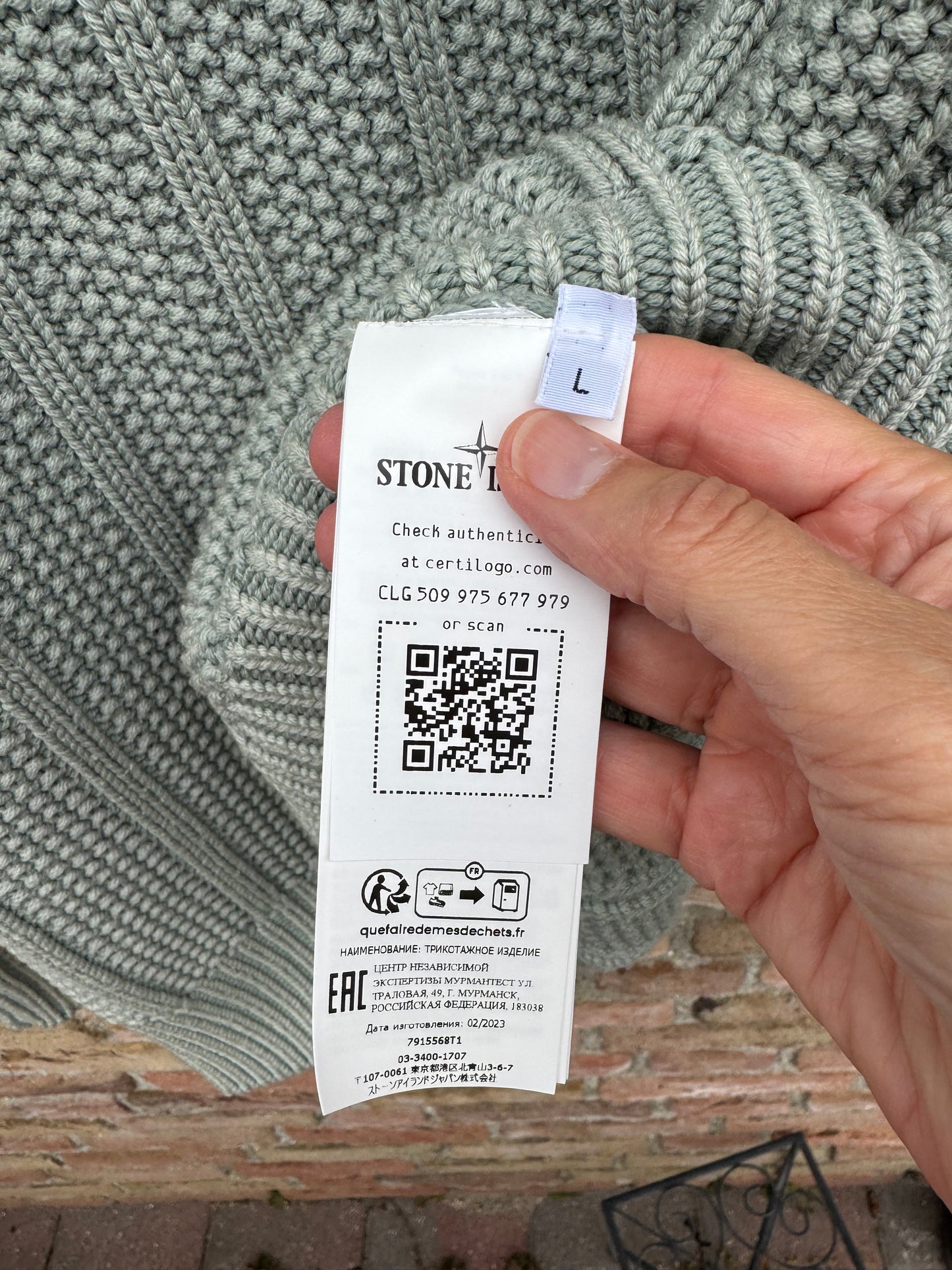 Stone Island Dust Knit - L