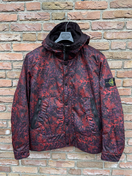 Stone Island Raso Gommato Camo Print-OVD Jacke - XXL