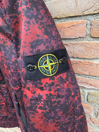 Stone Island Raso Gommato Camo Print-OVD Jacke - XXL