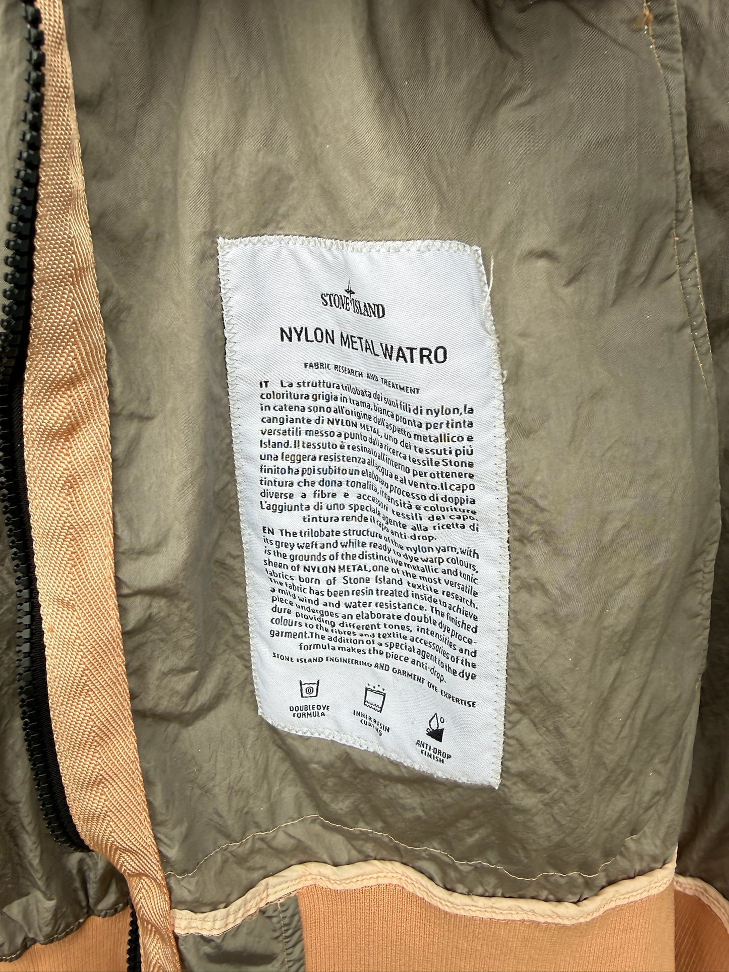 Stone Island Nylon Metal Watro Jacket - M