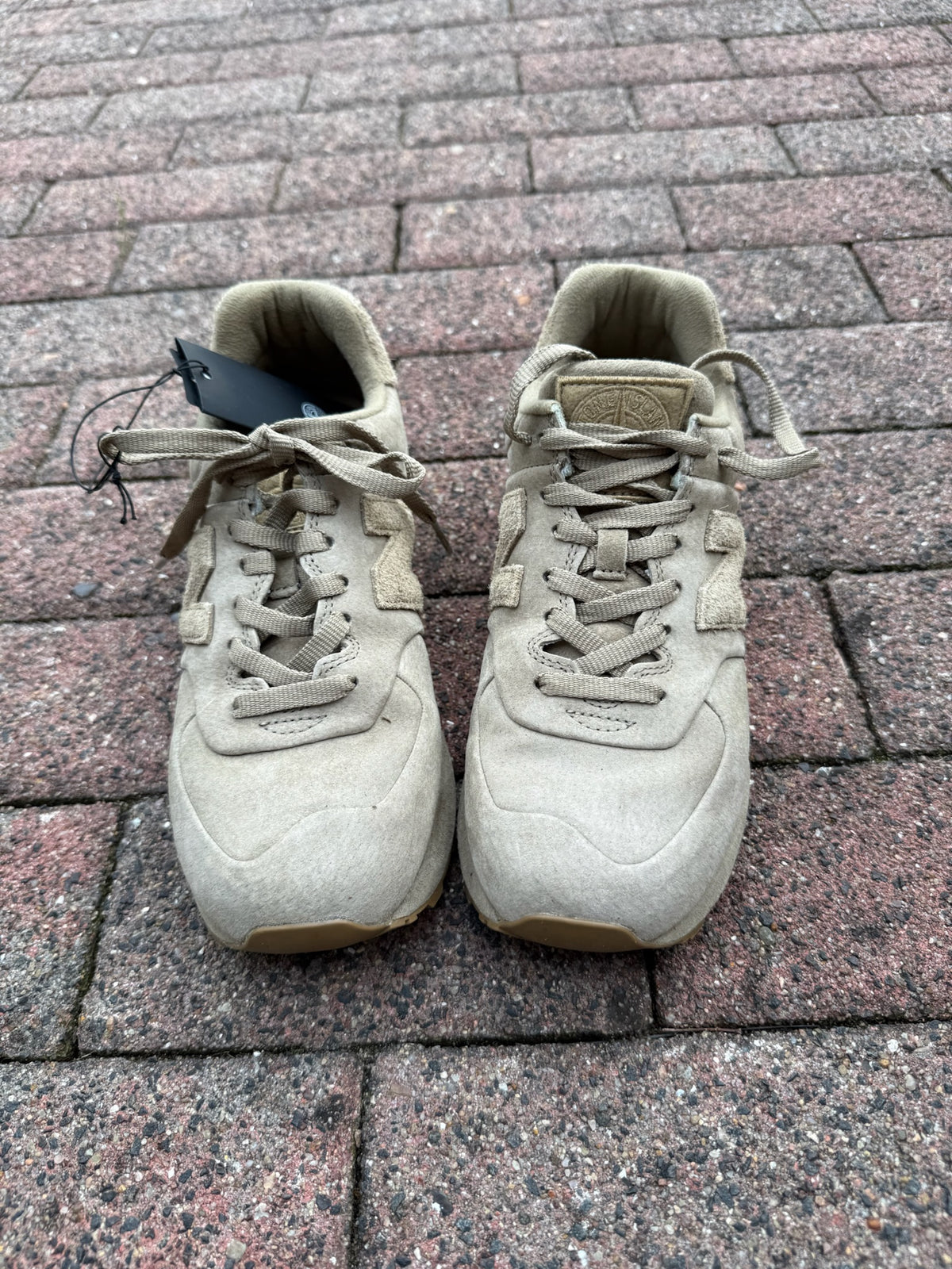 Stone Island x New Balance 574 Ghost Trainers - UK 8.5
