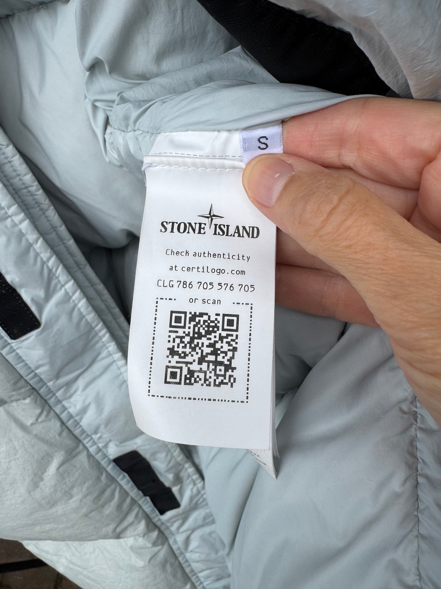 Stone Island Garment Dyed Crinkle Reps R-NY Down Jacket - S