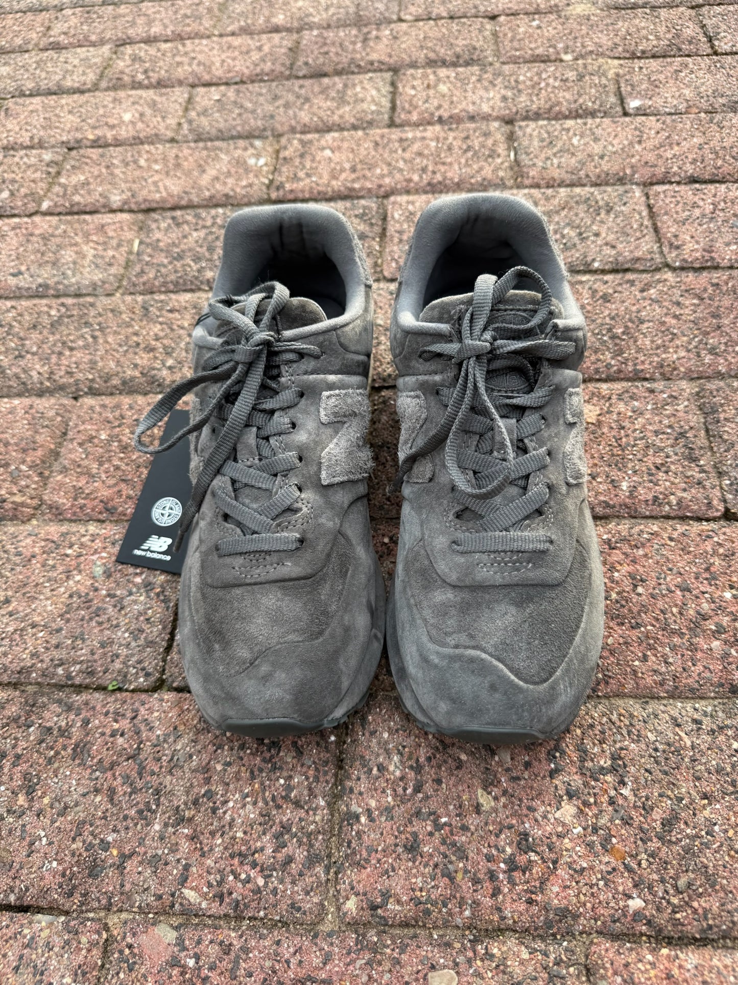 Stone Island x New Balance 574 Ghost Trainers - UK 8.5