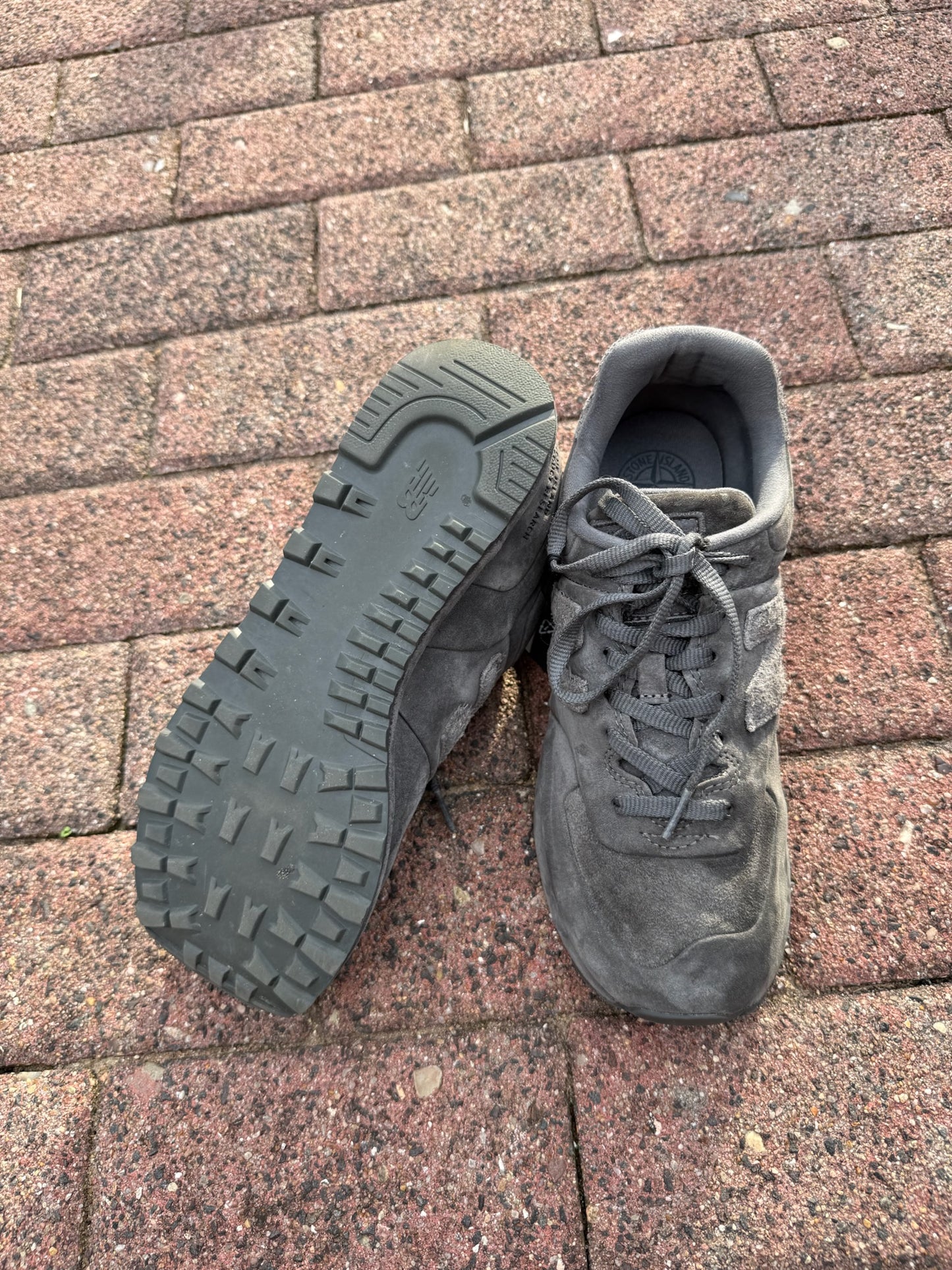 Stone Island x New Balance 574 Ghost Trainers - UK 8.5