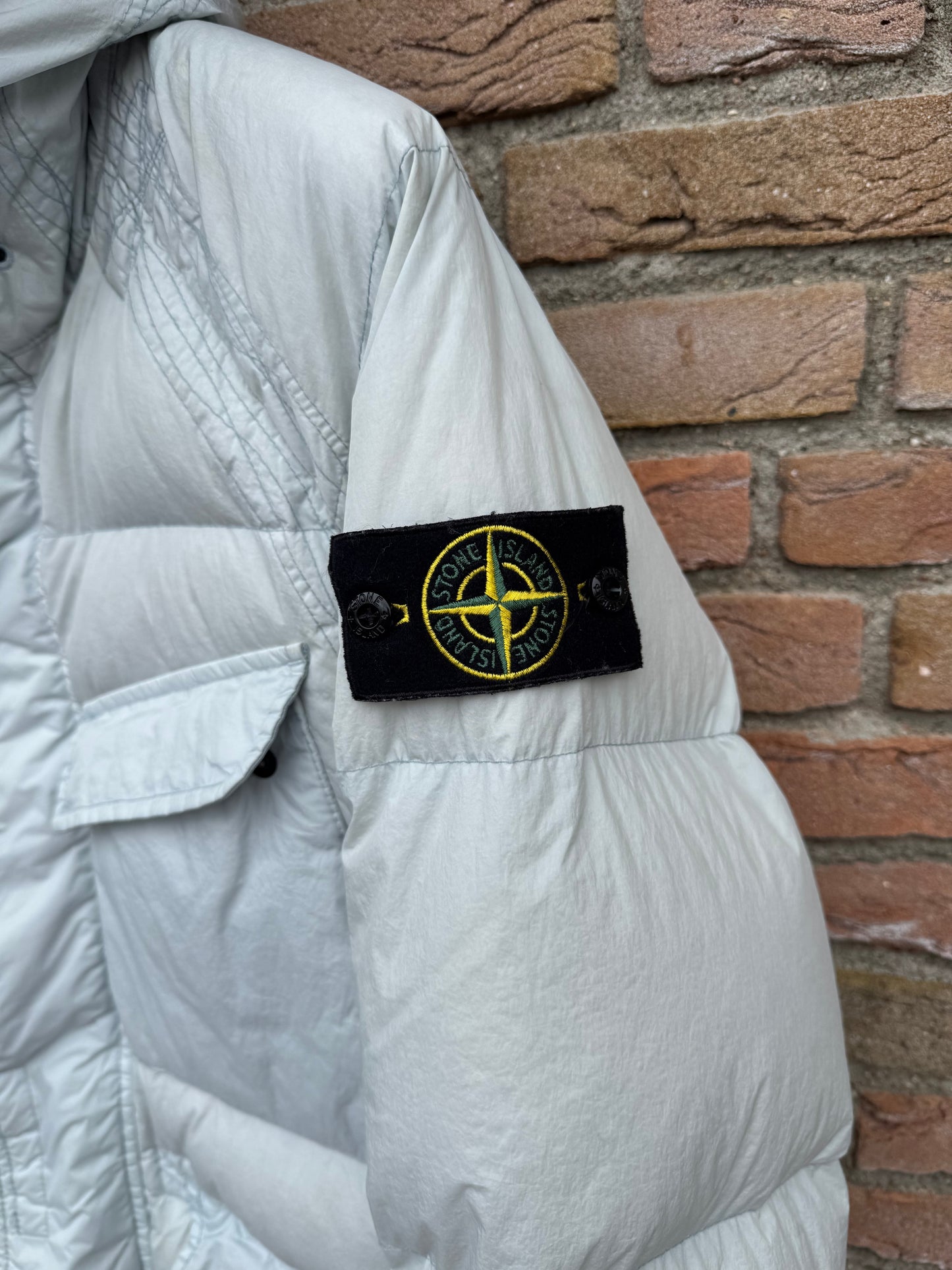Stone Island Garment Dyed Crinkle Reps R-NY Down Jacket - S