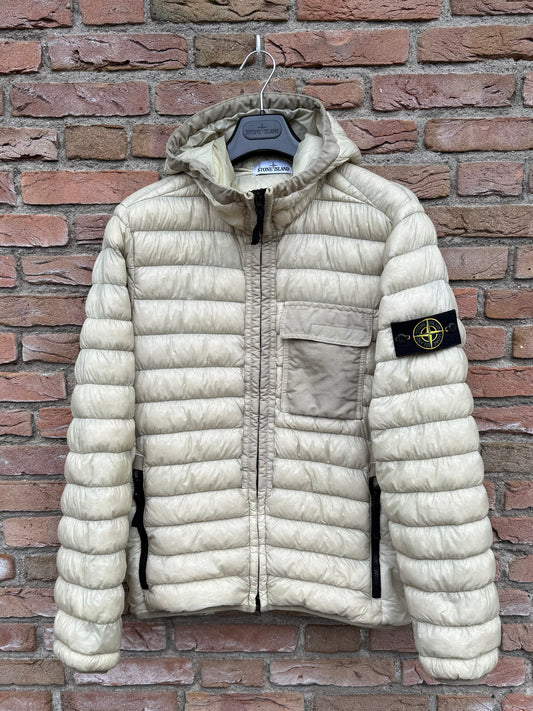 Stone Island Garment Dyed Micro Yarn Down Jacket - M